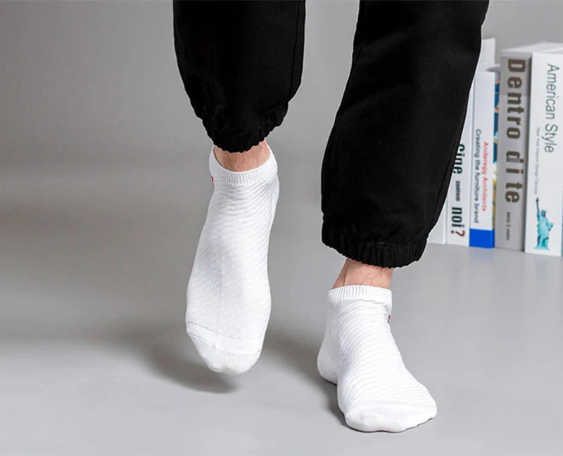 Hypoallergenic Soft & Gentle Moisture-Wicking Breathable Bamboo Fiber Ankle Socks - Image 24