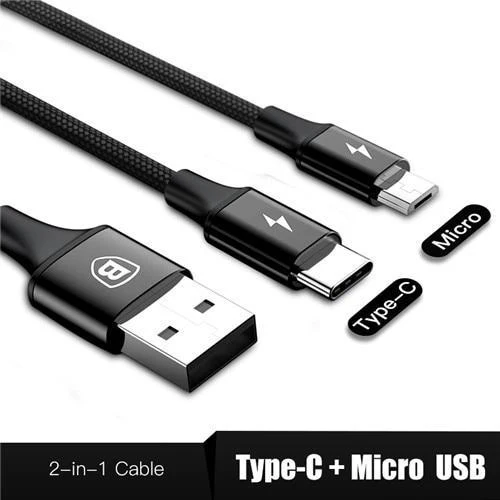 3-IN-1 3A Super Fast Charge Cable (USB+TypeC+iPhone) - Image 3