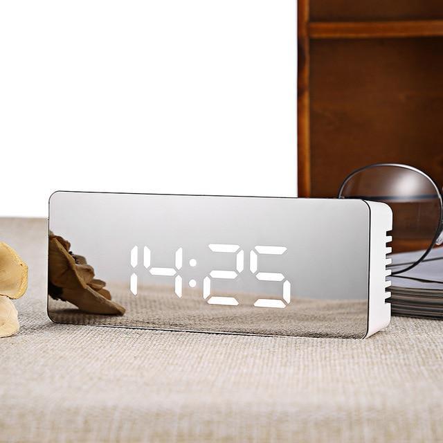 3 In 1 Digital LCD Mirror Alarm Clock - Image 3