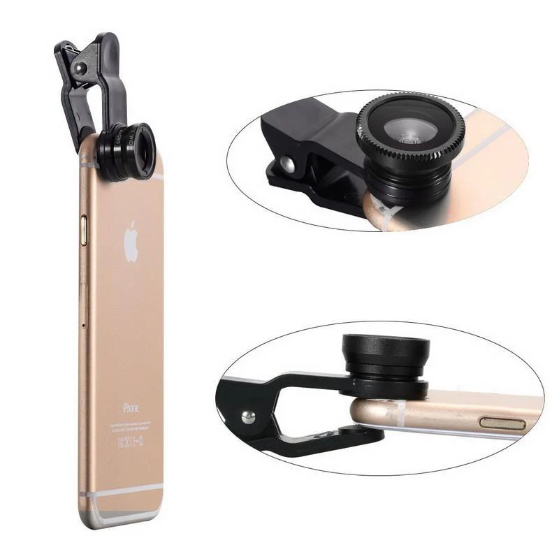 3 in 1 Mobile Phone Clip Lenses - Image 3