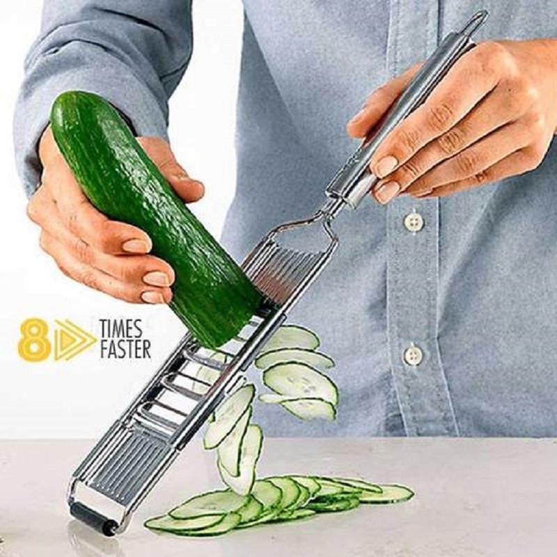 3 in 1 Stainless Steel Multi-functional Food Slicer Grater - Image 2