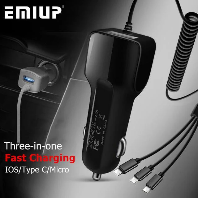 ChargingChief™ 3 In 1 Smart Car Charger