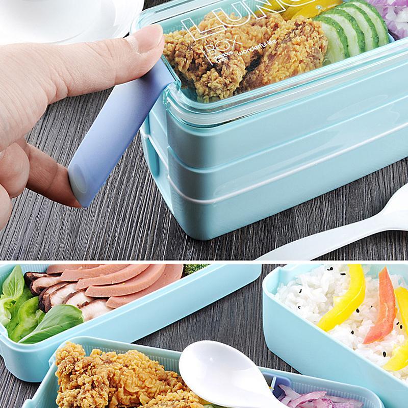 3 Layers Microwave Bento Lunch Box