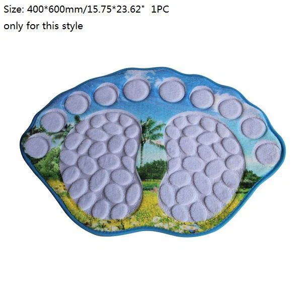 3-pc Anti-Slip Decorative Bathroom Mat Set - Image 27