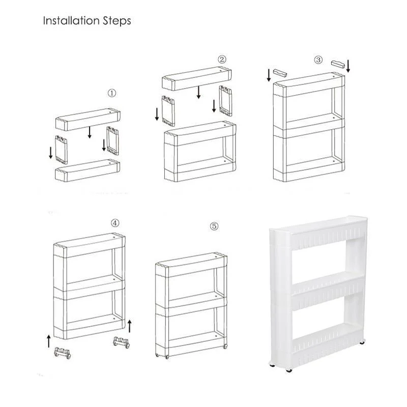 GAPRO™ 3-Tier Portable Space-Saving Storage Rack - Image 17