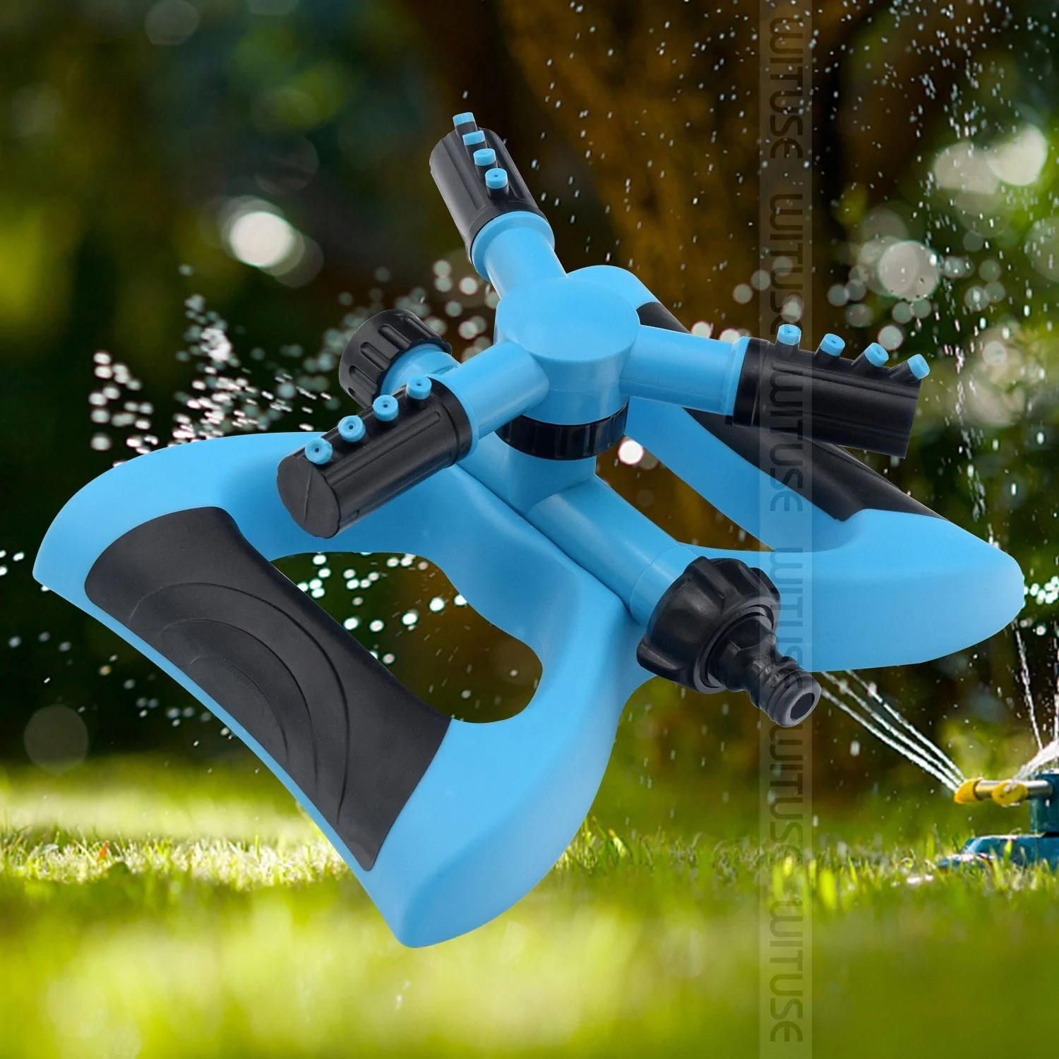 360° Auto-Rotating Adjustable Lawn Sprinkler - Image 13