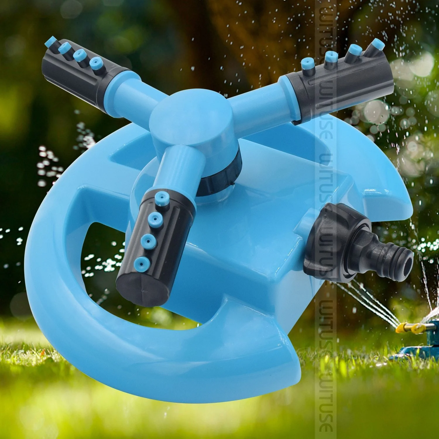 360° Auto-Rotating Adjustable Lawn Sprinkler - Image 14