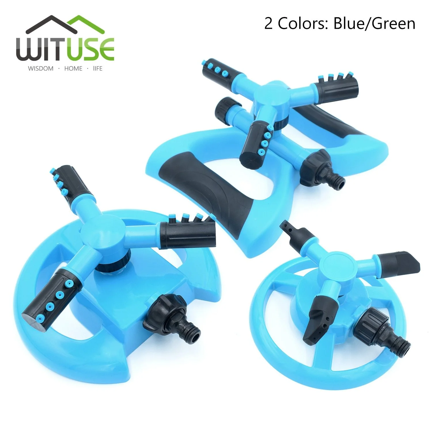 360° Auto-Rotating Adjustable Lawn Sprinkler - Image 8