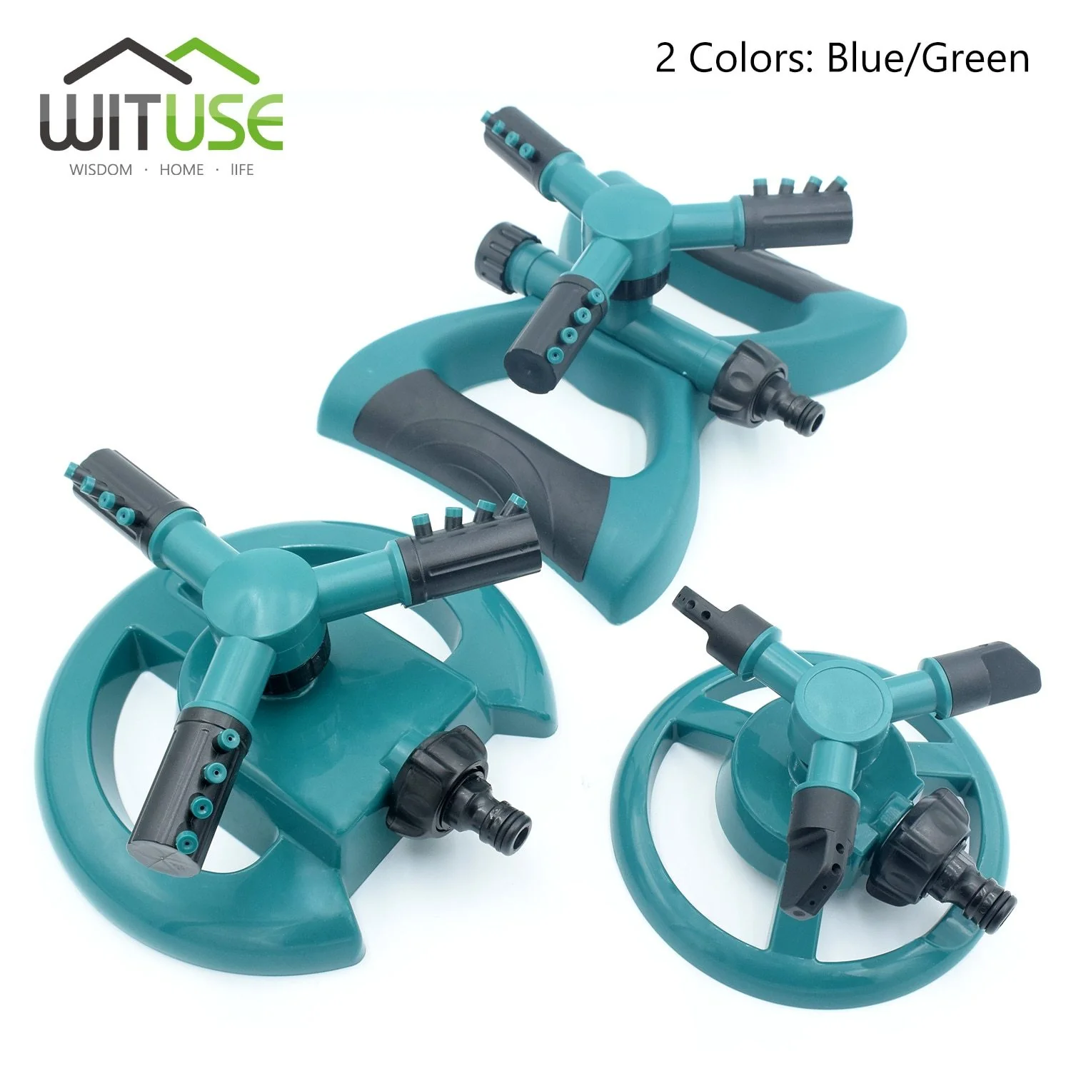 360° Auto-Rotating Adjustable Lawn Sprinkler - Image 9