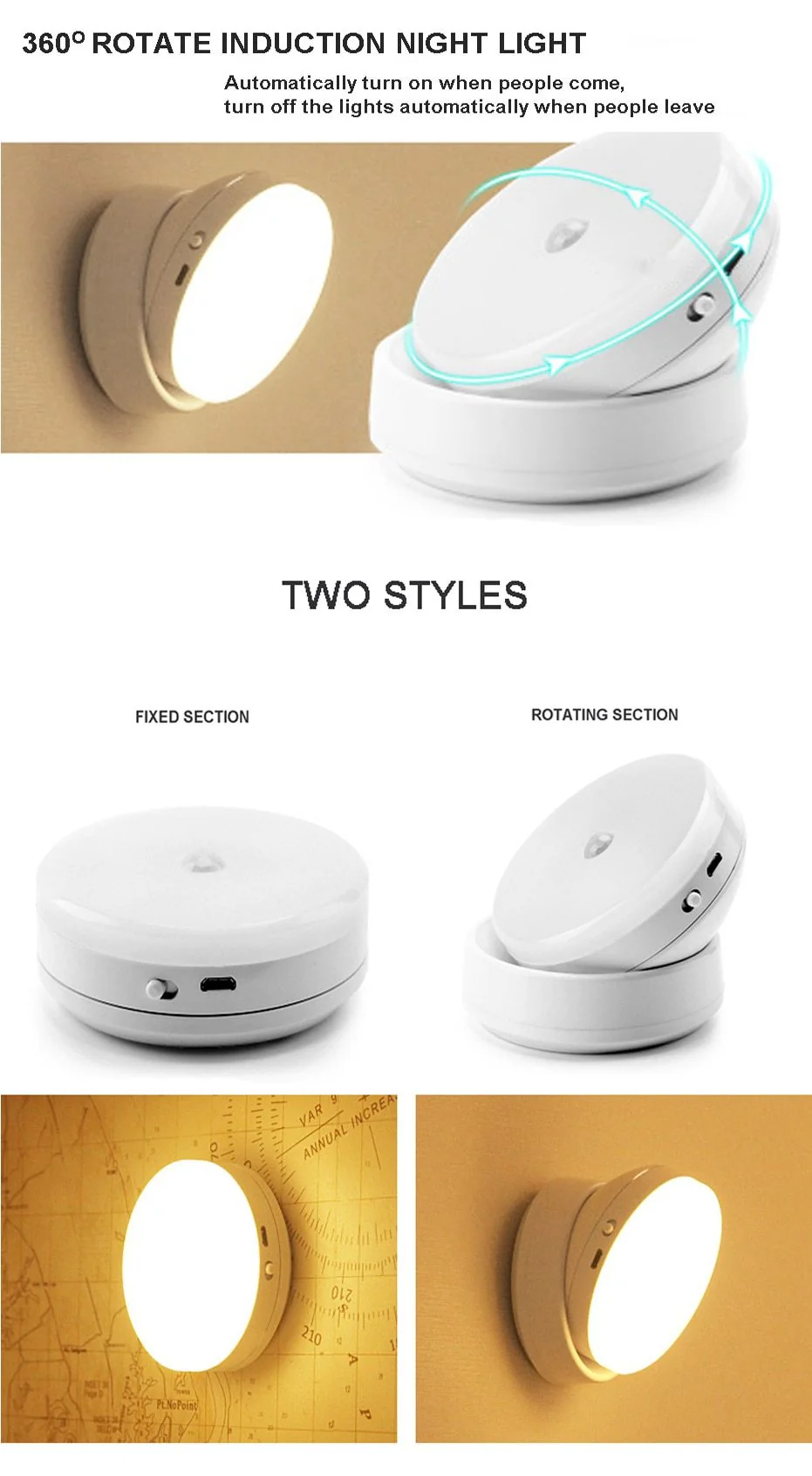 360 Smart Motion Sensor Magnetic LED Light - Image 4