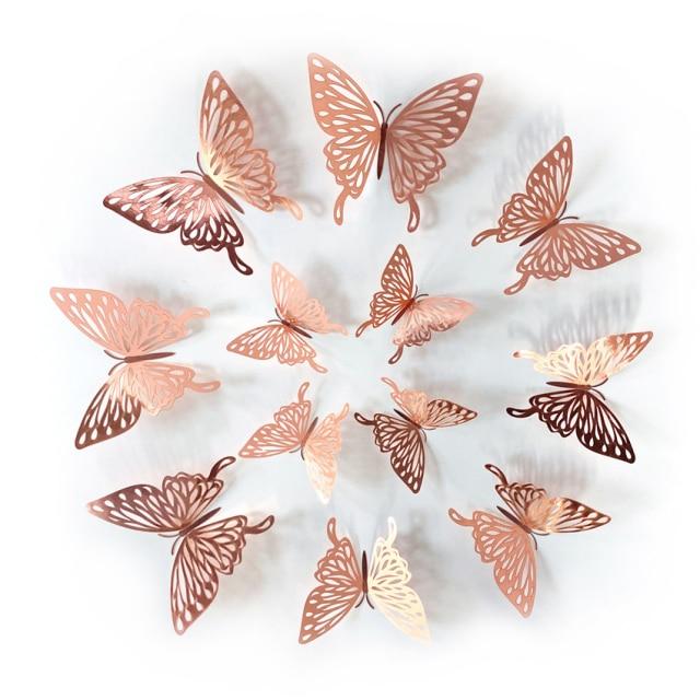 3D Butterfly Wall Decor Stickers (12PCS Set) - Image 10