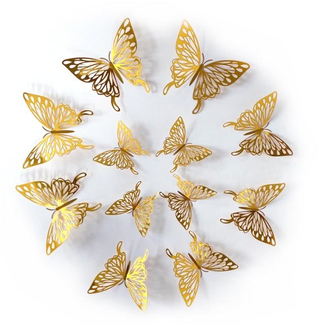 3D Butterfly Wall Decor Stickers (12PCS Set) - Image 12