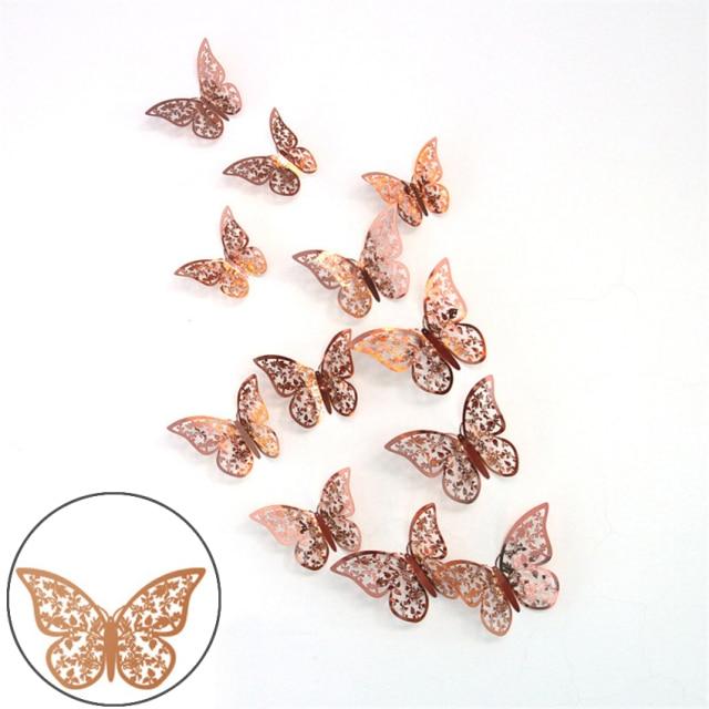 3D Butterfly Wall Decor Stickers (12PCS Set) - Image 20
