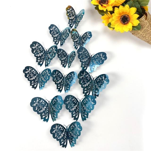 3D Butterfly Wall Decor Stickers (12PCS Set) - Image 21