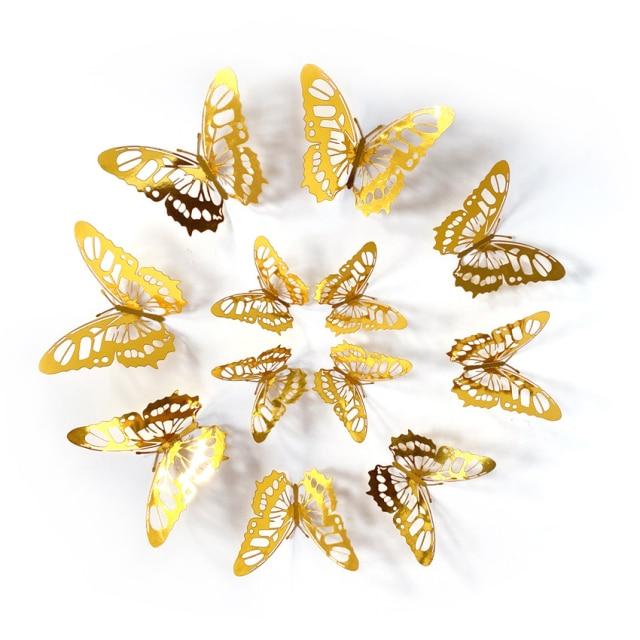 3D Butterfly Wall Decor Stickers (12PCS Set) - Image 23