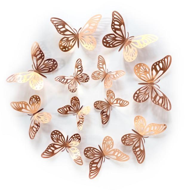 3D Butterfly Wall Decor Stickers (12PCS Set) - Image 30