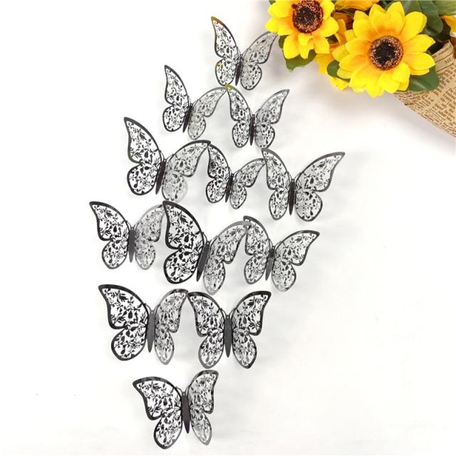 3D Butterfly Wall Decor Stickers (12PCS Set) - Image 36