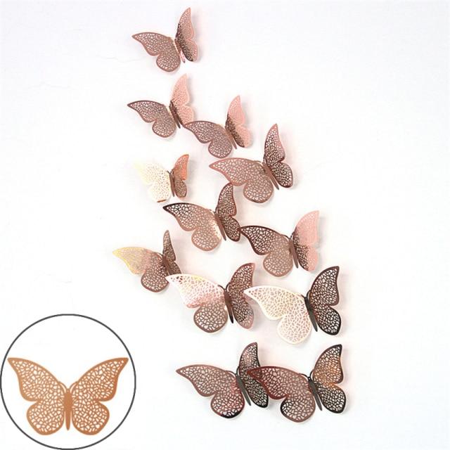 3D Butterfly Wall Decor Stickers (12PCS Set) - Image 39