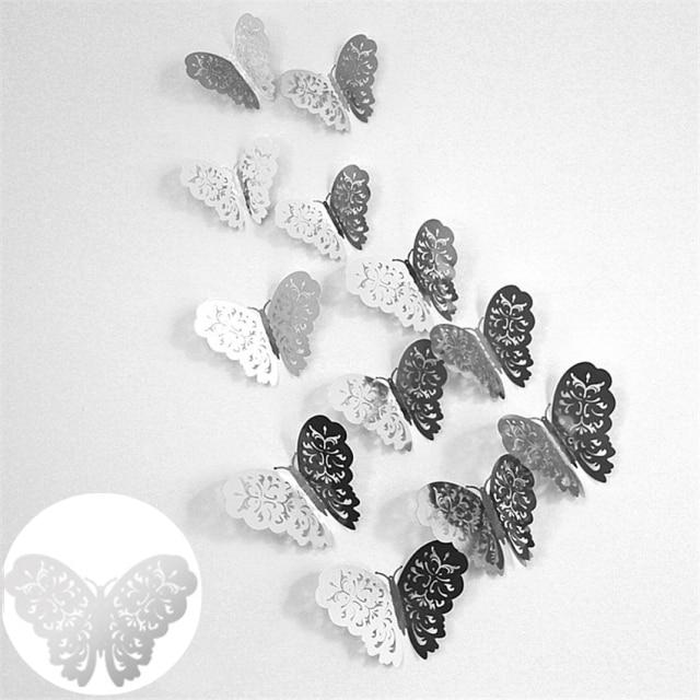 3D Butterfly Wall Decor Stickers (12PCS Set) - Image 5