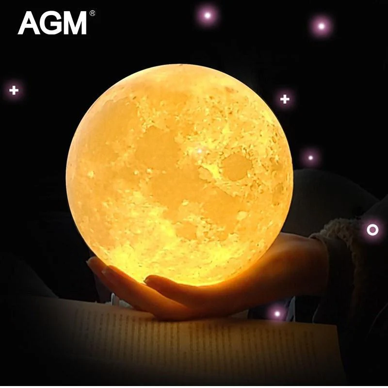 Luna™ - 3D Printed Full-Moon LED Lamp - Image 5