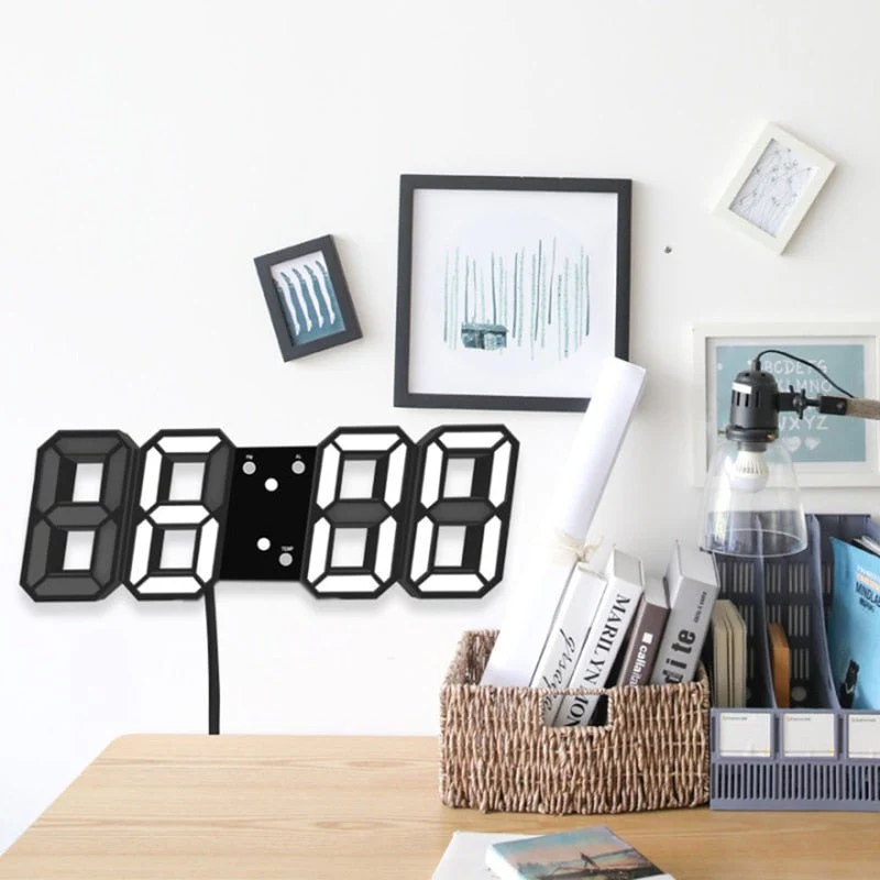 3D LED Large Digital Clock - Image 3