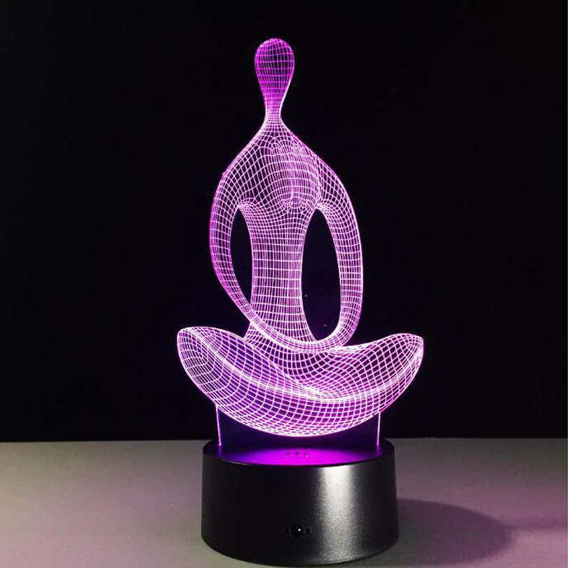 3D MEDITATION YOGA NIGHT LAMP - Image 3