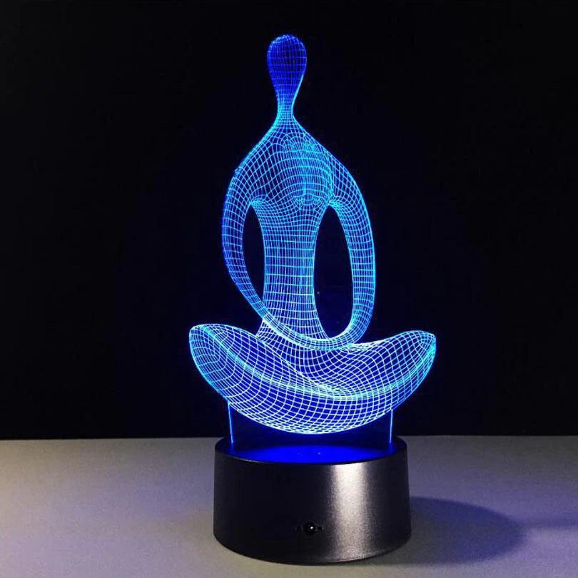 3D MEDITATION YOGA NIGHT LAMP - Image 5