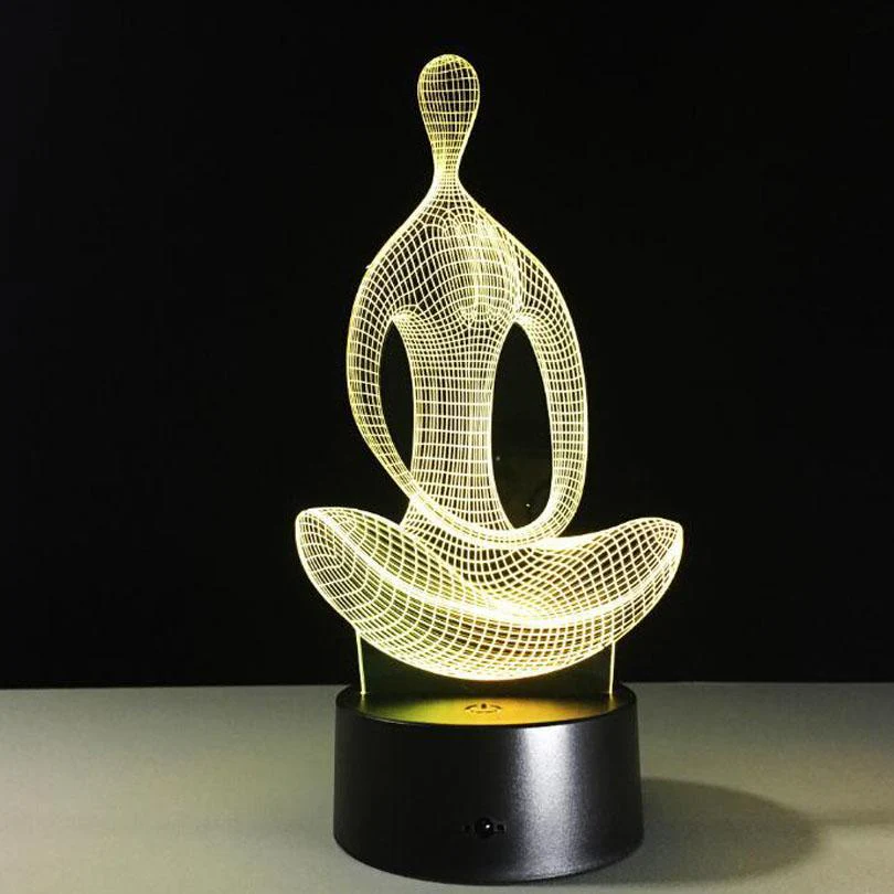 3D MEDITATION YOGA NIGHT LAMP - Image 7