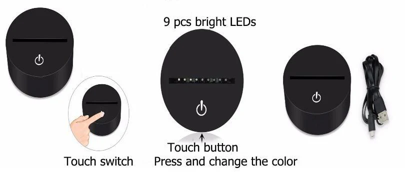 3D MEDITATION YOGA NIGHT LAMP - Image 9