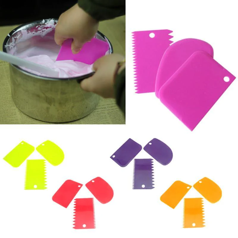 3Pcs Cake Decorating Tools  (Ranodm Color) - Image 2