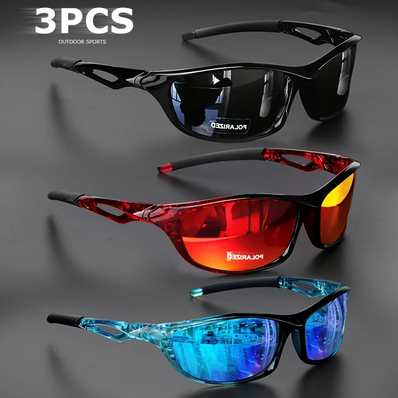 Value 3-Pack Ultra-Light Anti-Glare Shatterproof UV400 Protection Sunglasses - Image 10