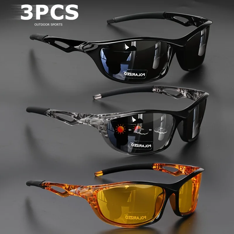 Value 3-Pack Ultra-Light Anti-Glare Shatterproof UV400 Protection Sunglasses - Image 9
