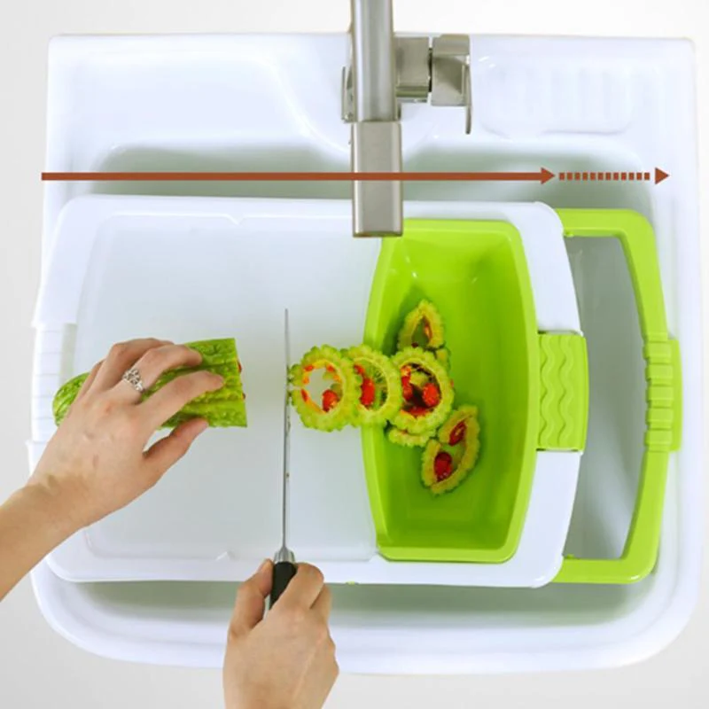 Multipurpose No-Mess 3-IN-1 Cutting Board - Image 11