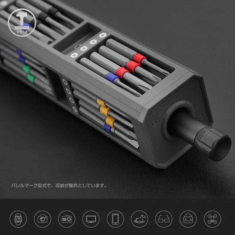 Japanese Magnetic Precision Screwdriver Set - Image 4