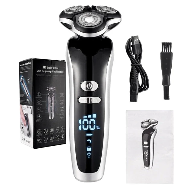 Rechargeable 4 in 1 Electric Led 4D Shaver - Image 10