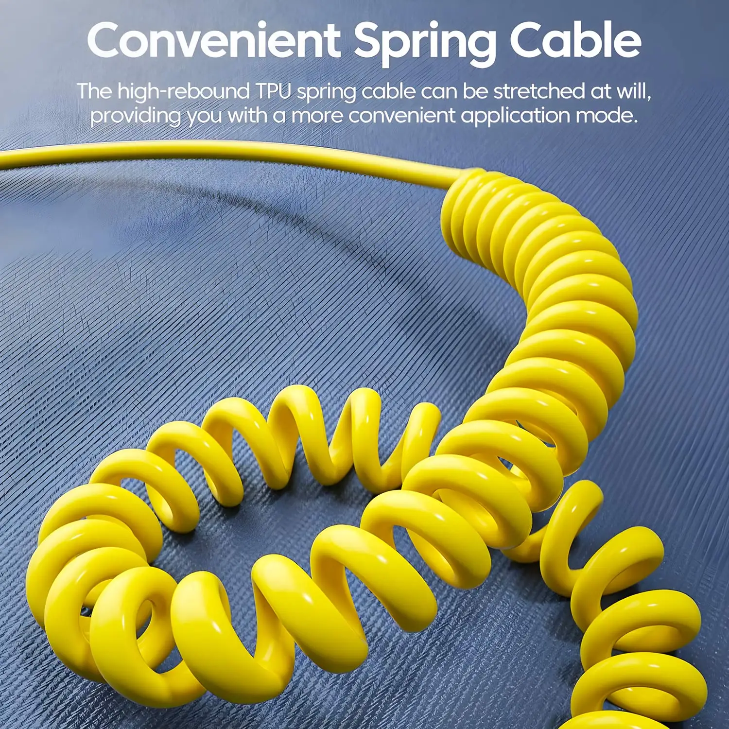Fast Charging 65W Tangle-Free 4-in-1 Rotating Head 6A High-Speed Cable - Image 4