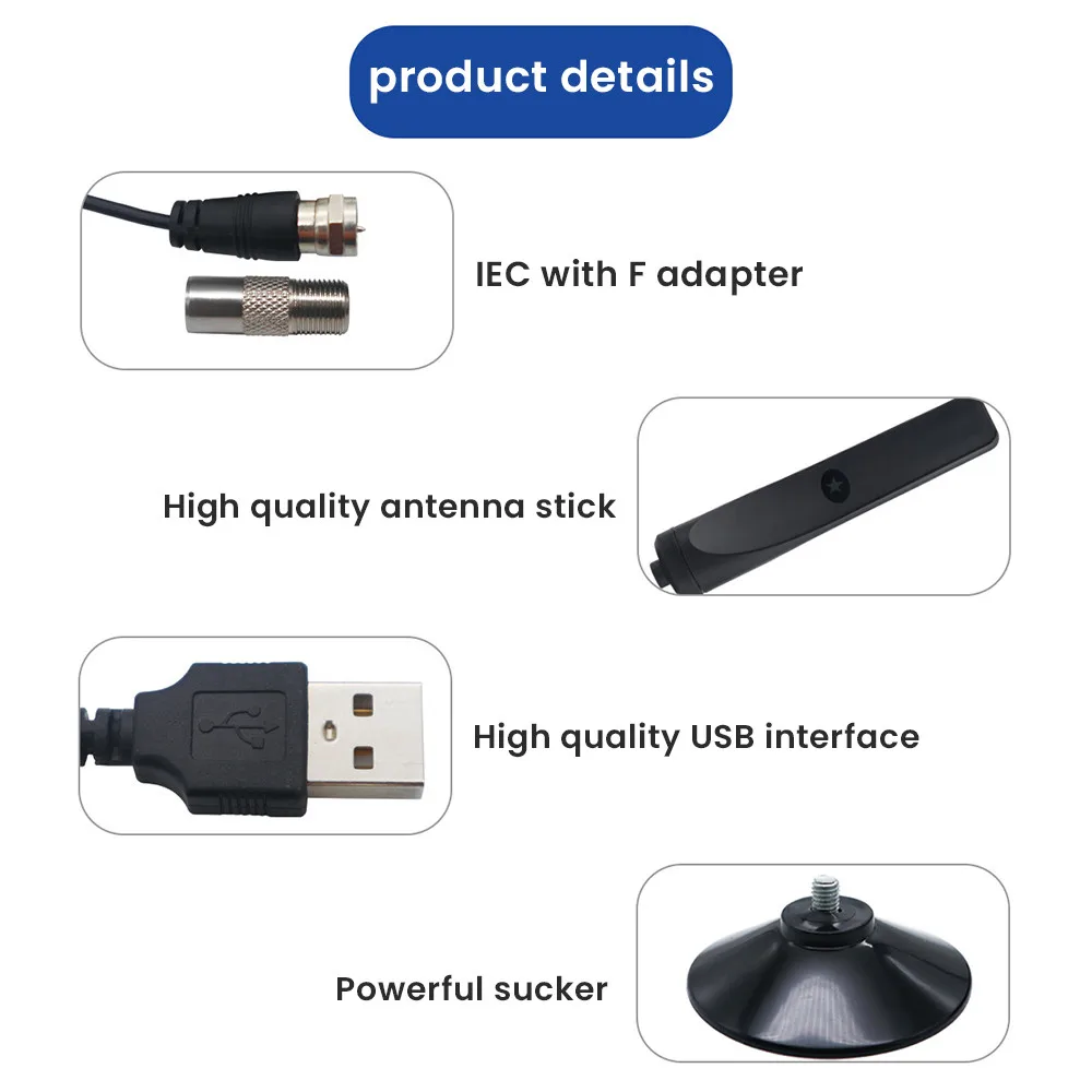 4K HD Long-Range Advanced Signal Amplifier & Noise Filtering Indoor TV Antenna - Image 3