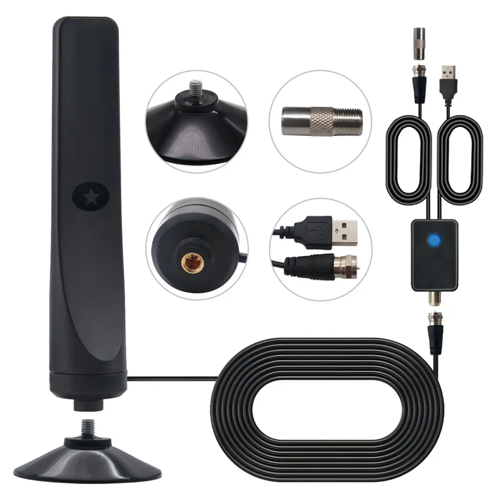 4K HD Long-Range Advanced Signal Amplifier & Noise Filtering Indoor TV Antenna - Image 6