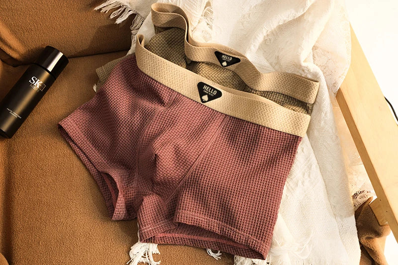 CoolEase Gentle Fit For Sensitive Skin Cool & Lightweight Breathable Ice Silk Boxers (4pcs) - Image 15