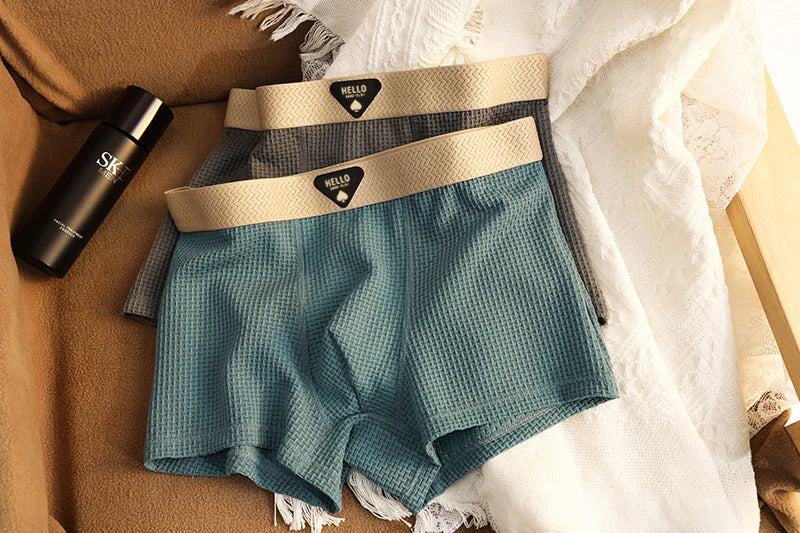 CoolEase Gentle Fit For Sensitive Skin Cool & Lightweight Breathable Ice Silk Boxers (4pcs) - Image 9
