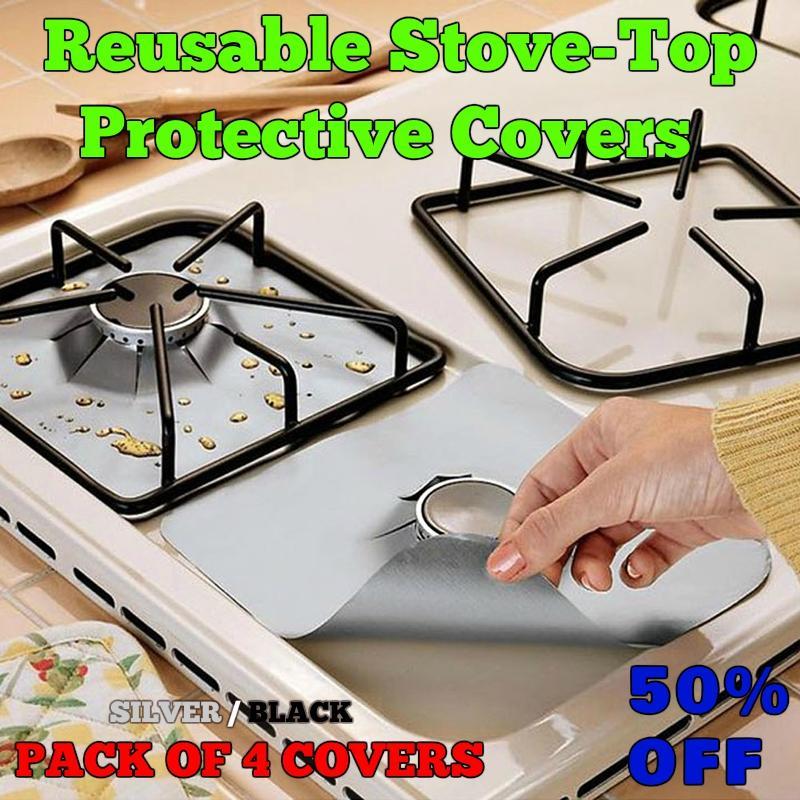 StoveShields - Reusable Stovetop Protective Covers (4PCS/LOT)