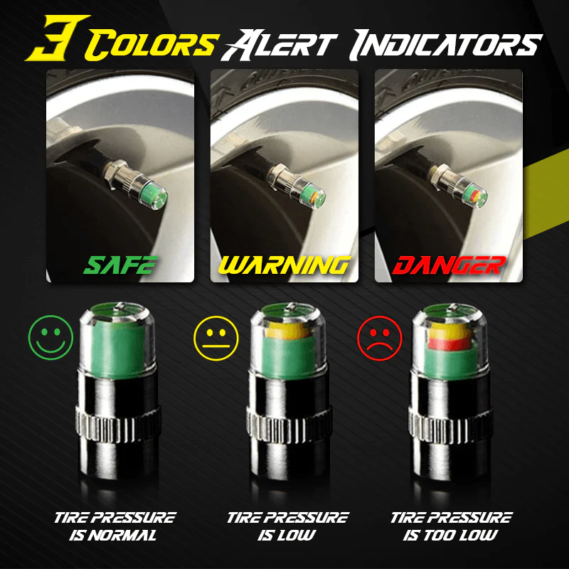 8PCS/set Universal Tire Pressure Caps - Image 5