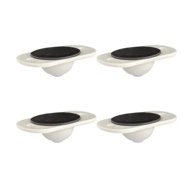 Self Adhesive Casters Pulley Rollers Set (4pcs) - Image 5