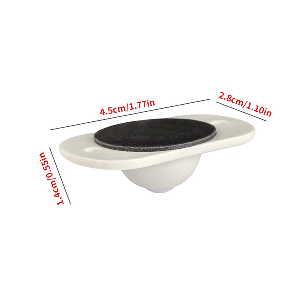 Self Adhesive Casters Pulley Rollers Set (4pcs) - Image 6
