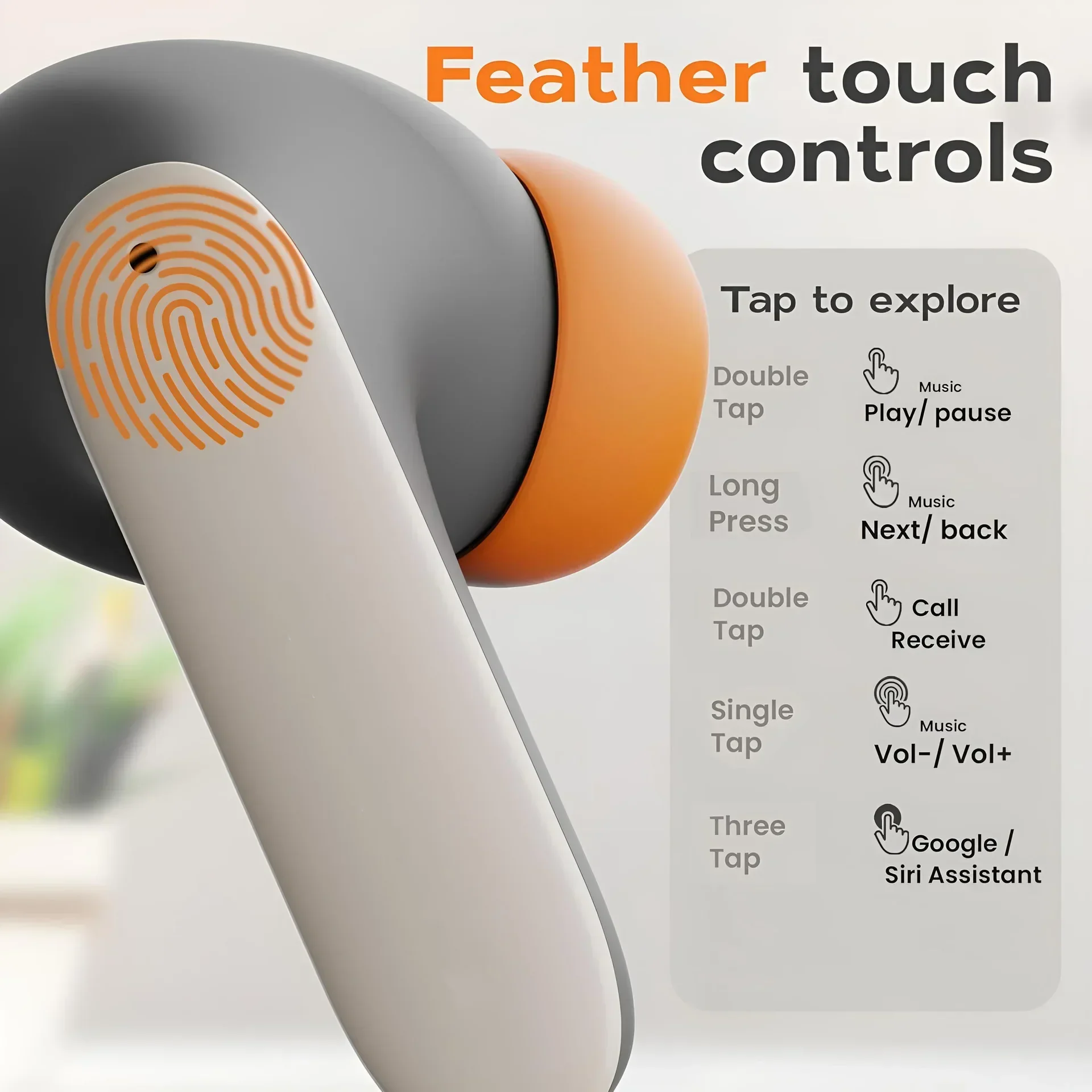 TWS Dual Microphone Earphones with Active Noise Cancellation & Ultra-low Latency - Image 6