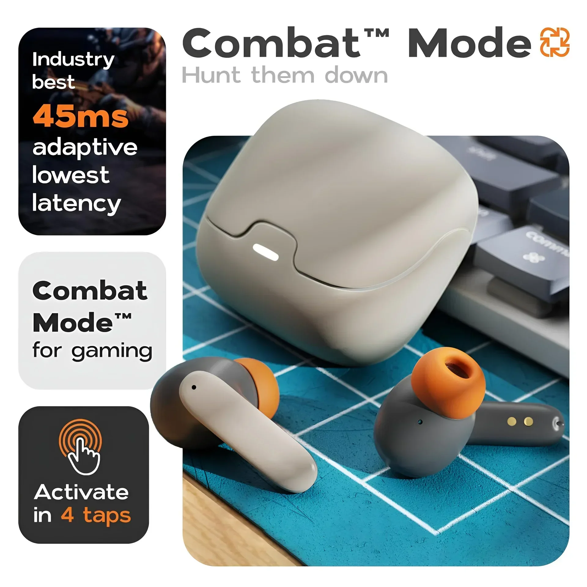 TWS Dual Microphone Earphones with Active Noise Cancellation & Ultra-low Latency - Image 7