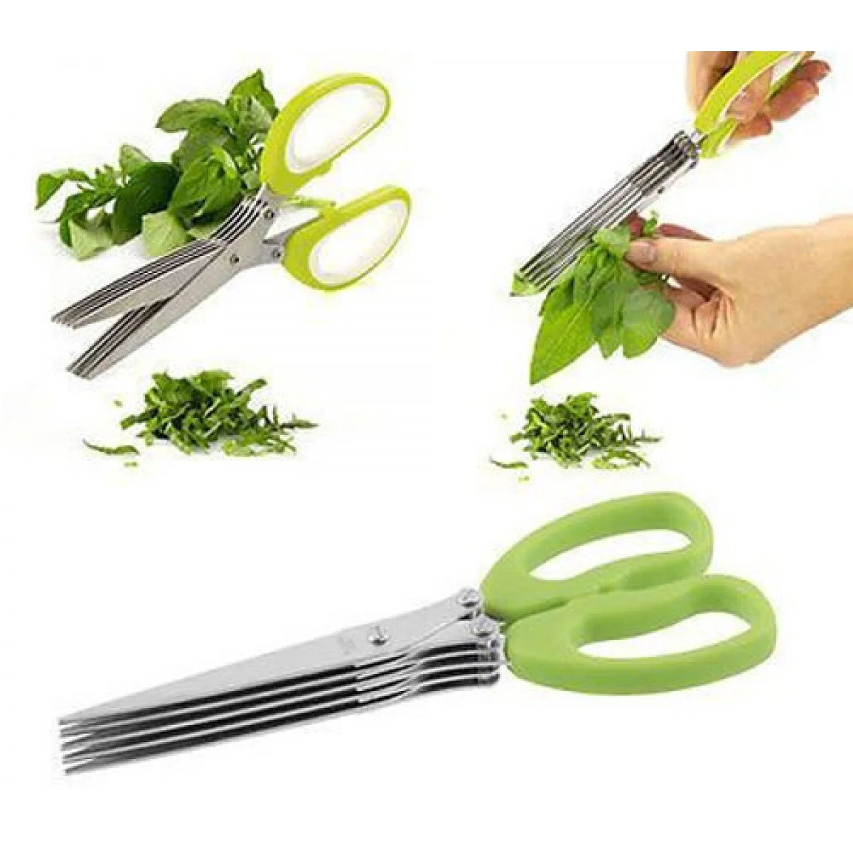 5 Layers Blade Multifunctional Kitchen Scissors