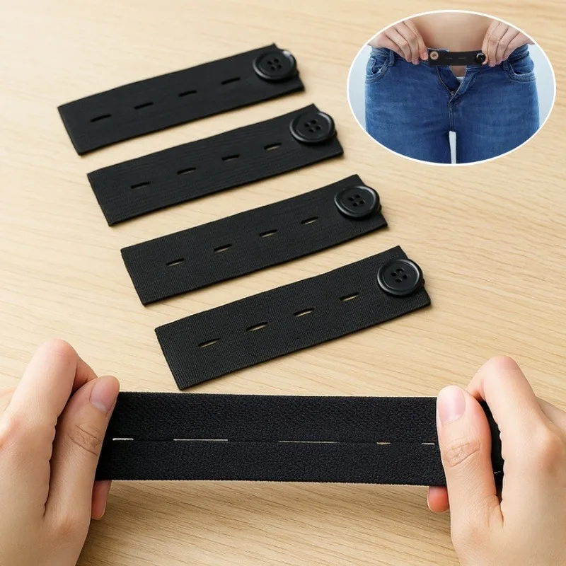 No-Sew Button Pant Expanders-Smart Comfort Waistband Adjustment Set (5-Pack) - Image 11