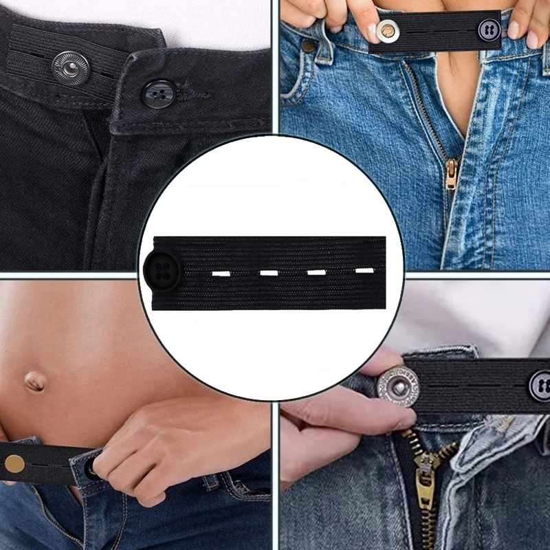No-Sew Button Pant Expanders-Smart Comfort Waistband Adjustment Set (5-Pack) - Image 8