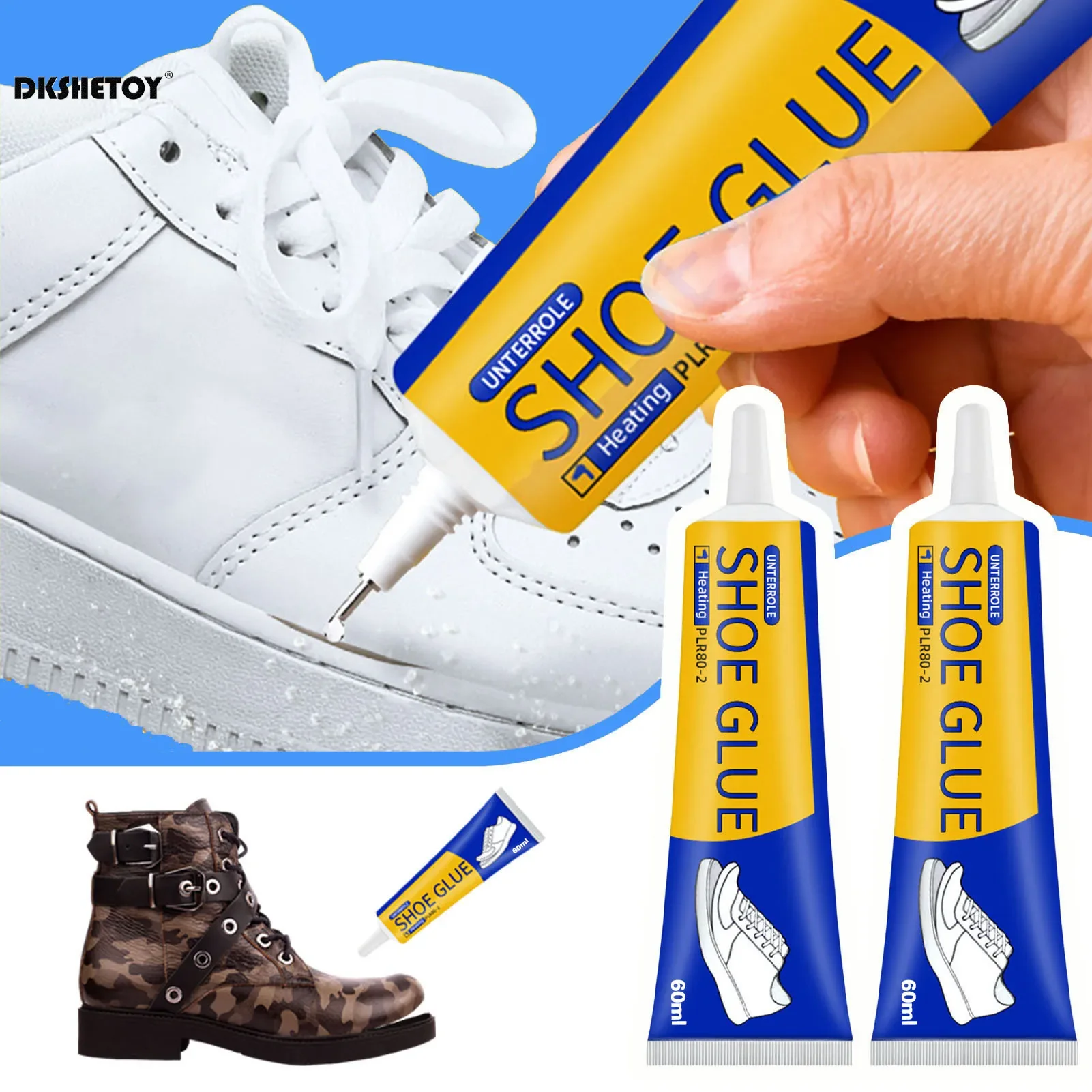 Universal DIY 60ml Waterproof Super Strong Shoe Glues for Sneakers & Leather (2pcs) - Image 3